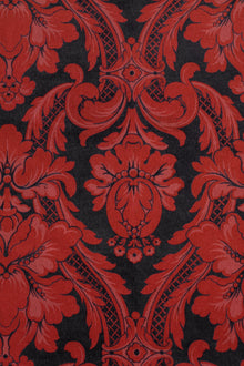 Venetian Damask Ruby Damaskus Fabric by Coordonné
