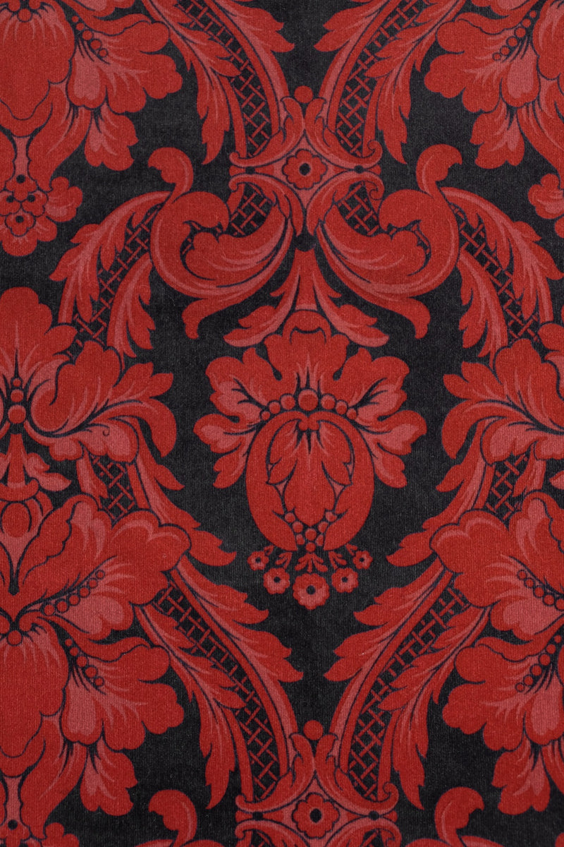 Venetian Damask Ruby Damaskus Fabric by Coordonné