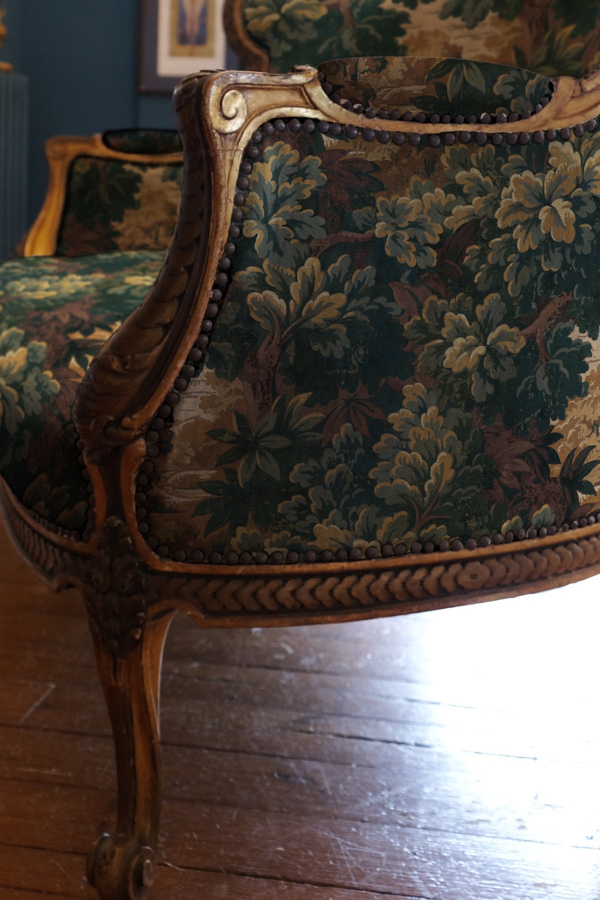 Verdure 16th Curry Verdure 16th Fabric by Coordonné