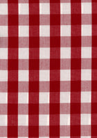 Vichy Red Piccadilly Fabric by Coordonné