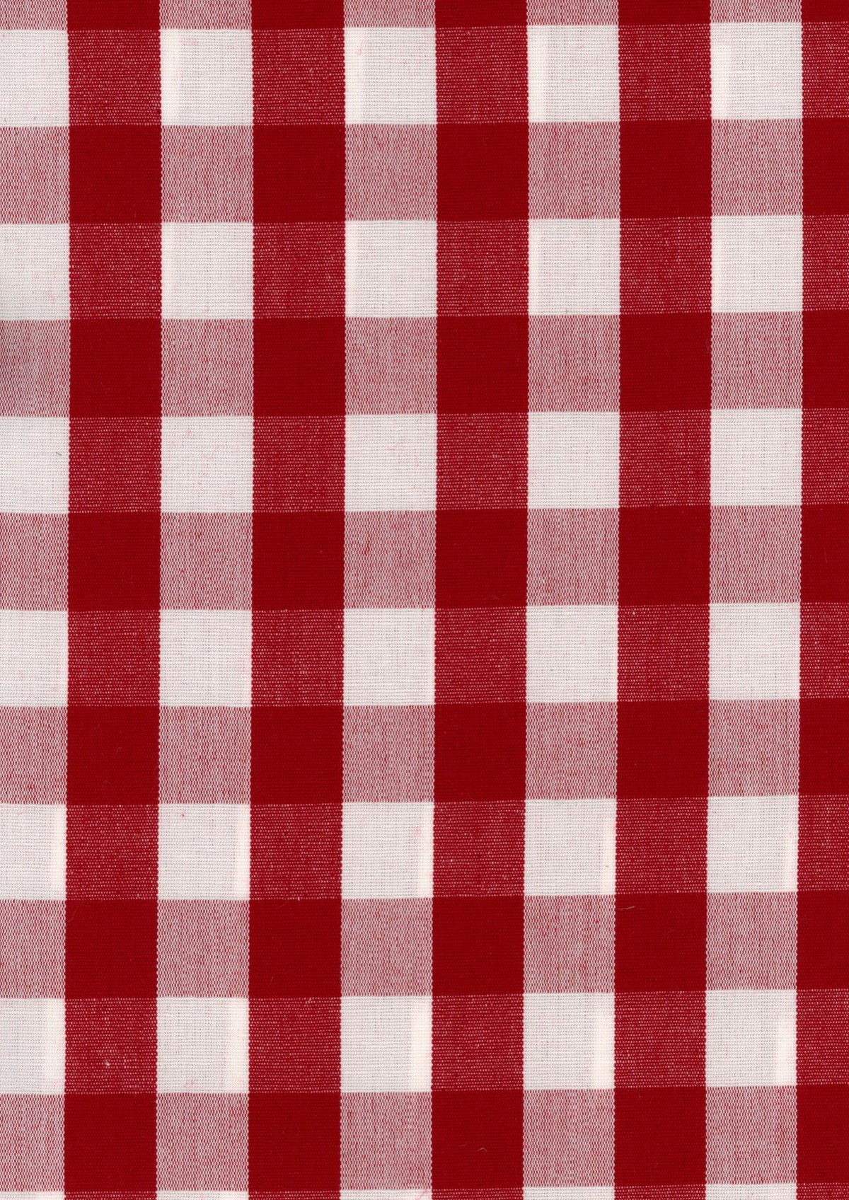 Vichy Red Piccadilly Fabric by Coordonné
