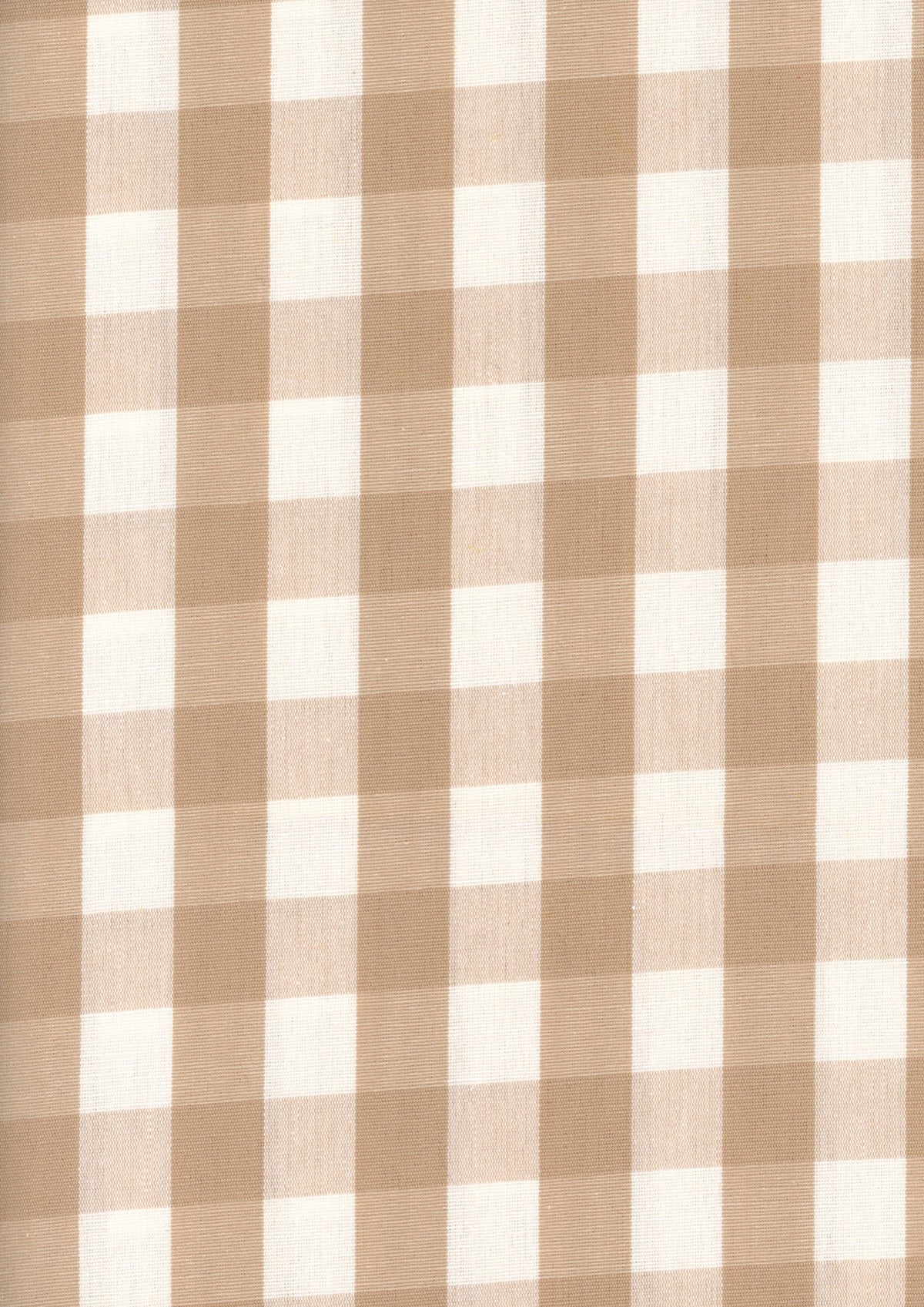Vichy Sand Piccadilly Fabric by Coordonné