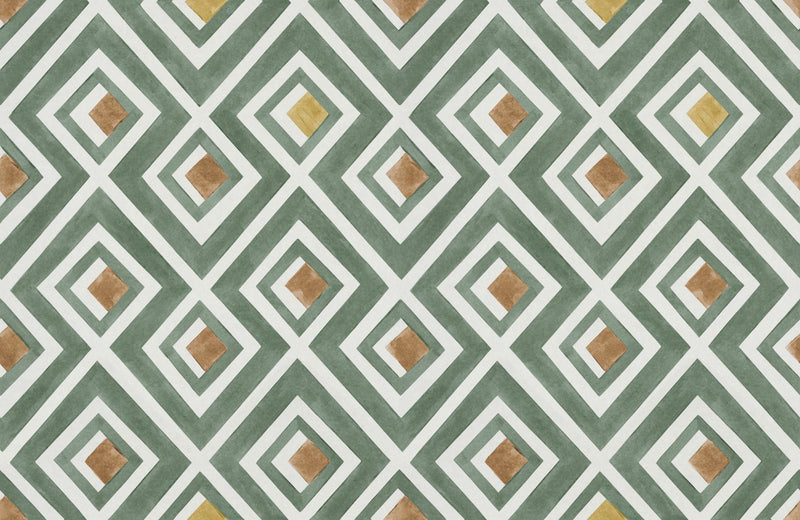 Vidriera Sage Palacio de Cristal Fabric by Coordonné