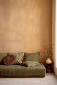 Wave Dune Leaf Berber I Fabric by Coordonné
