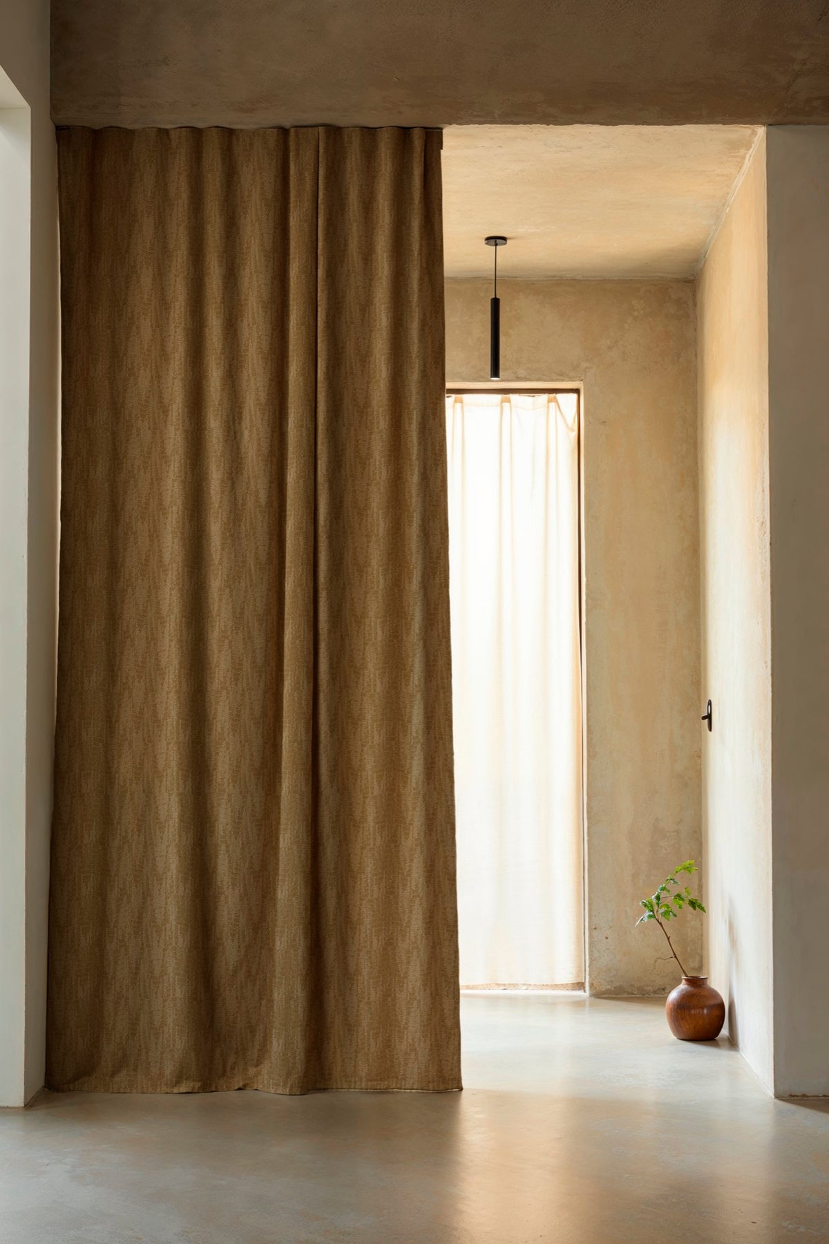 Wave Dune Sand Berber I Fabric by Coordonné