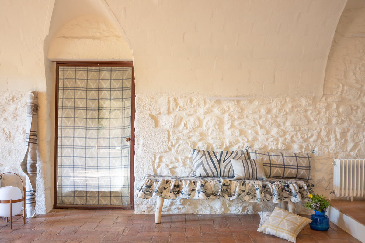Wild Añil Maasai Fabric by Coordonné