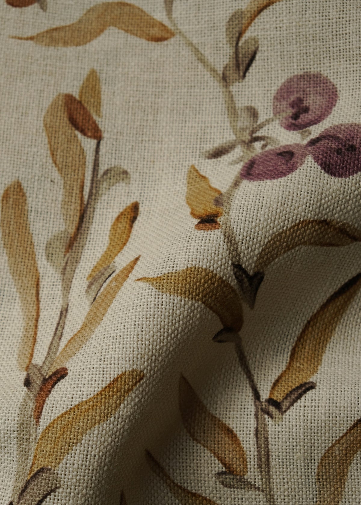 Wild Blackthorn Prune Cotswolds Fabric by Coordonné