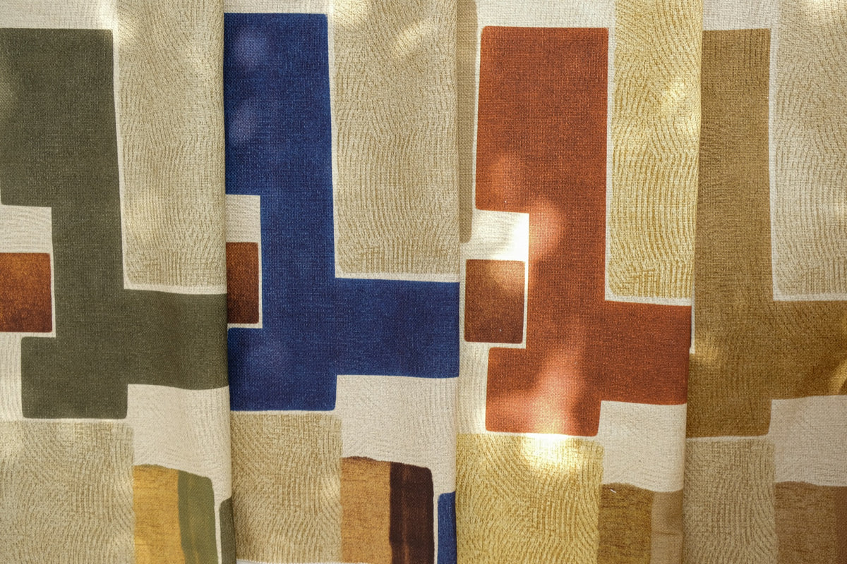 Zacatecas Terracota Sarape Fabric by Coordonné