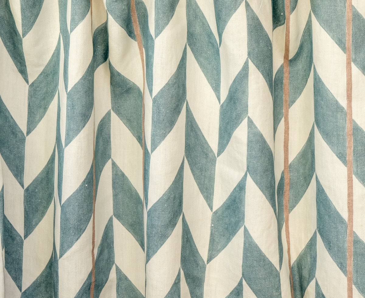 Trigo Azul Toscana Fabric by Coordonné