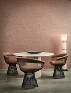 42543 Oblong Sculptura Soft Terra Wallpaper By Arte