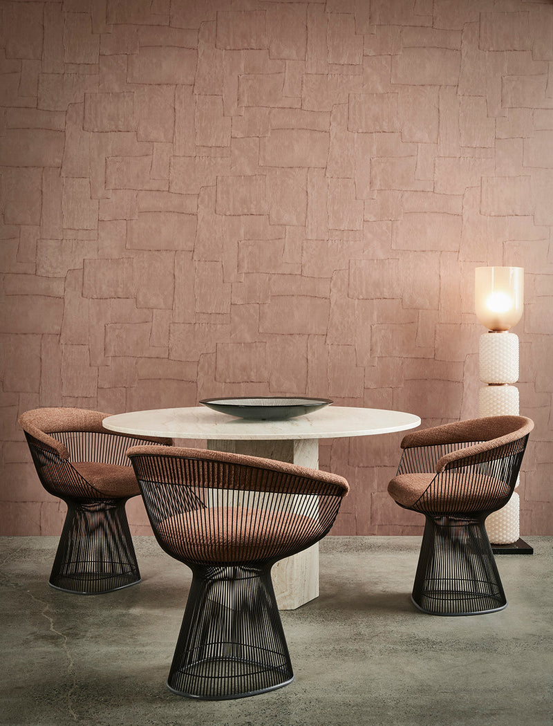 42543 Oblong Sculptura Soft Terra Wallpaper By Arte