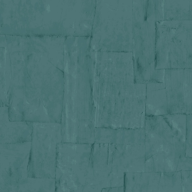 42545 Oblong Sculptura Teal Wallpaper By Arte