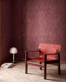 42520 Piante Sculptura Indian Red Wallpaper By Arte