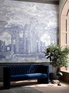 42561 Rovine Sculptura Denim Blue Wallpaper By Arte