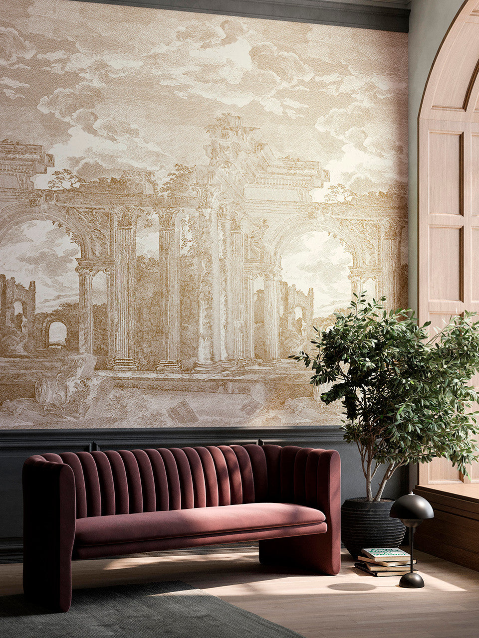 42562 Rovine Sculptura Toffee Wallpaper By Arte