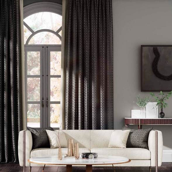 130587 Ribbon Onyx Fabric by Harlequin