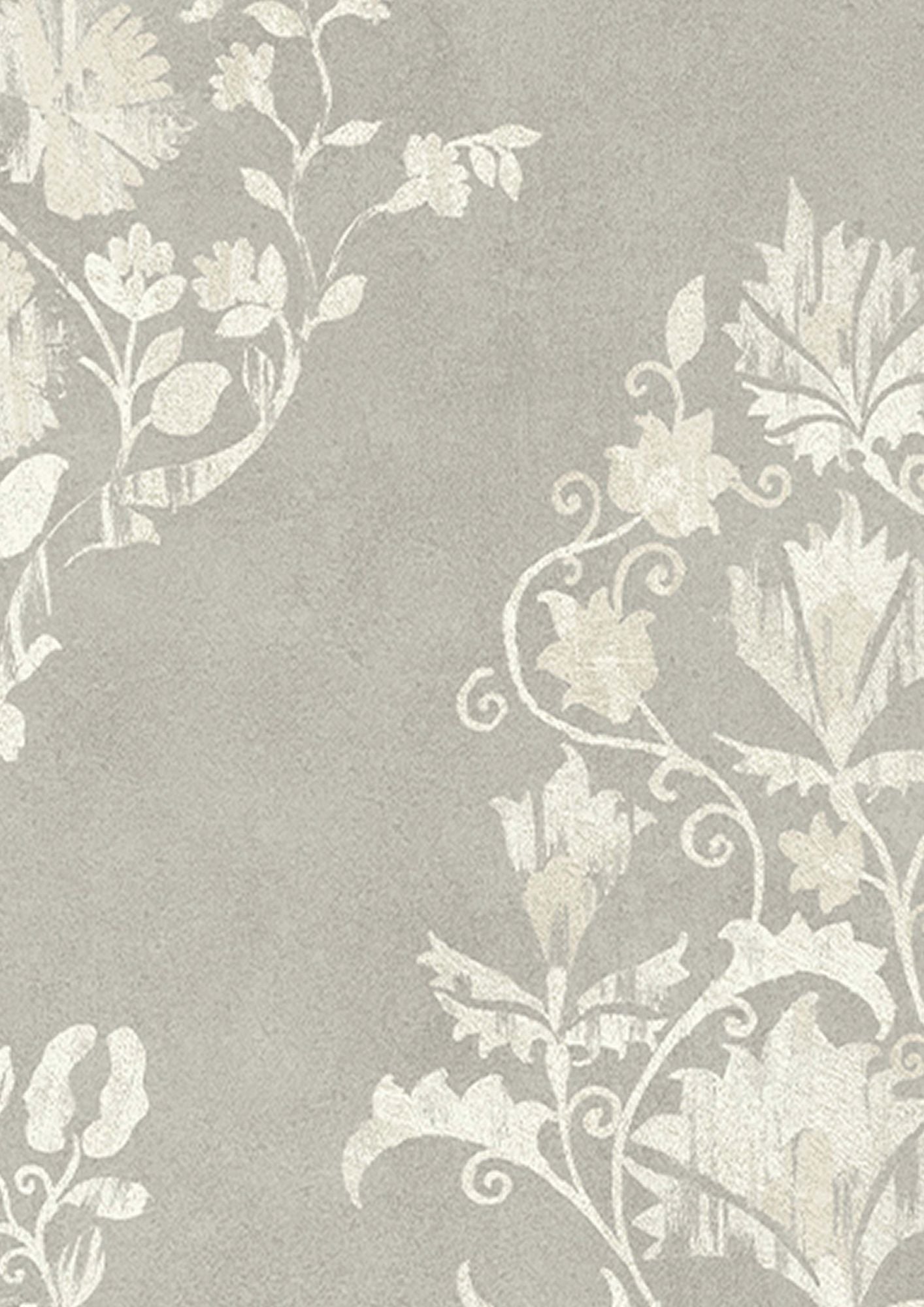 Sicilia Pewter Mediterranea Wallpaper by Lewis & Wood
