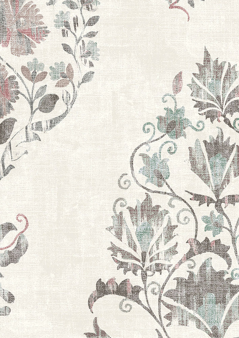Sicilia Tea Rose Mediterranea Wallpaper by Lewis & Wood