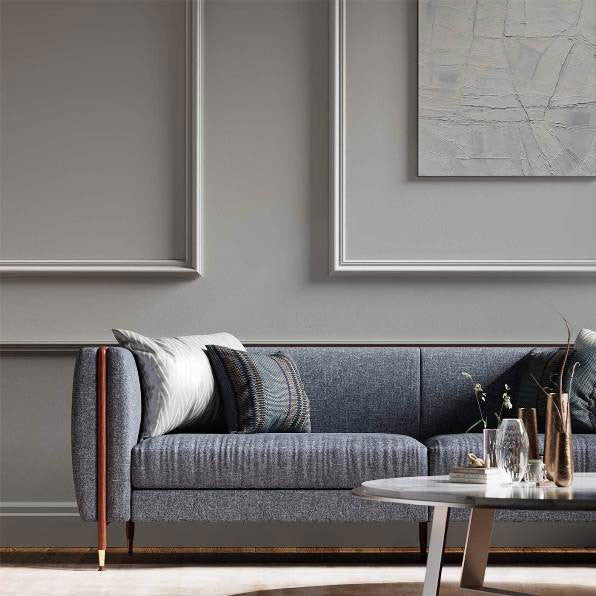 130633 Etch Old Navy Denim Fabric by Harlequin