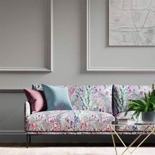 120352 Paradise Loganberry Raspberry Emerald Harlequin Fabric