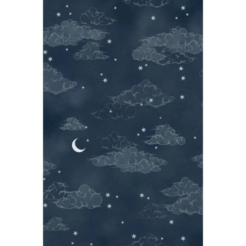 BMCF003/10C Starry Clouds Nightfall Wallpaper by Brand McKenzie