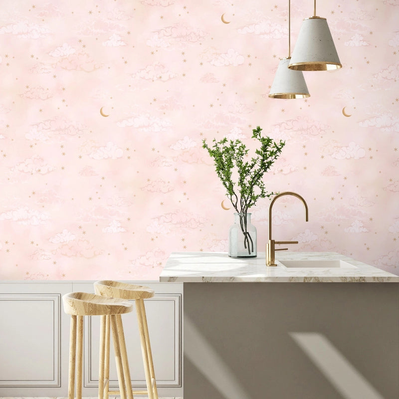 BMCF003/10D Starry Clouds Sunset Wallpaper by Brand McKenzie