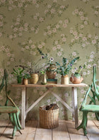 LW 375 676 Stellata Daisy Wallpaper by Lewis & Wood