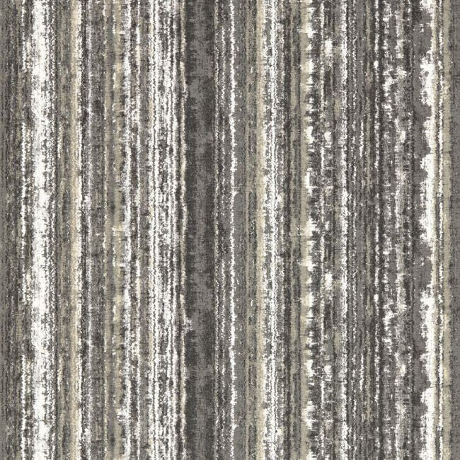 W0211/01 Striatus Charcoal Gilver Expressions Wallpaper by Clarke & Clarke