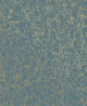 Gypsophila Blue / Soft Gold Wallpaper by Clarissa Hulse