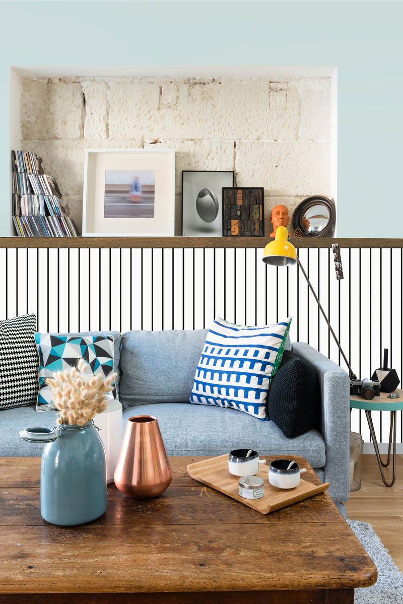 Hilo Black Tilde Wallpaper by Tres Tintas