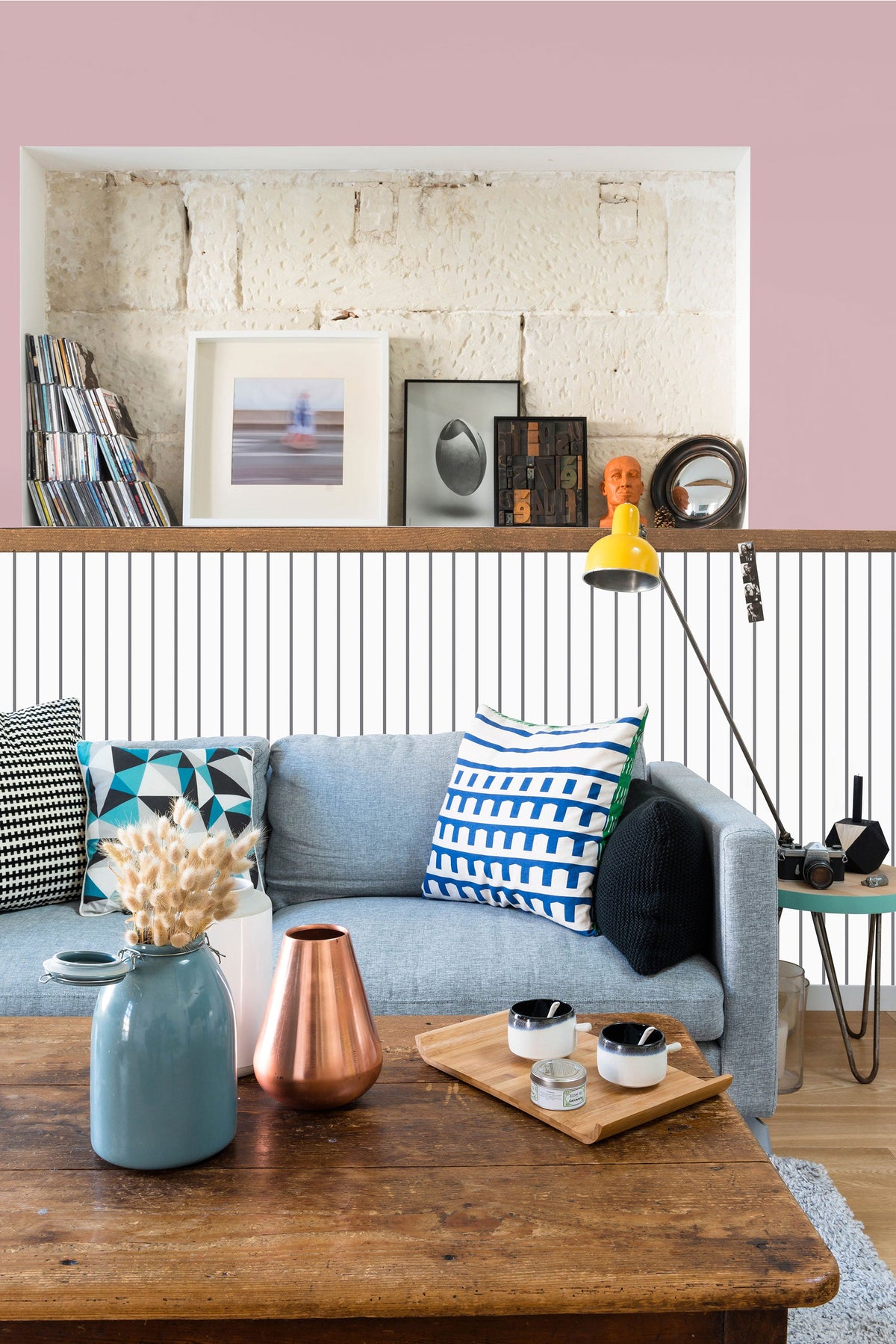 TI3601-2 Hilo Grey Tilde Wallpaper by Tres Tintas