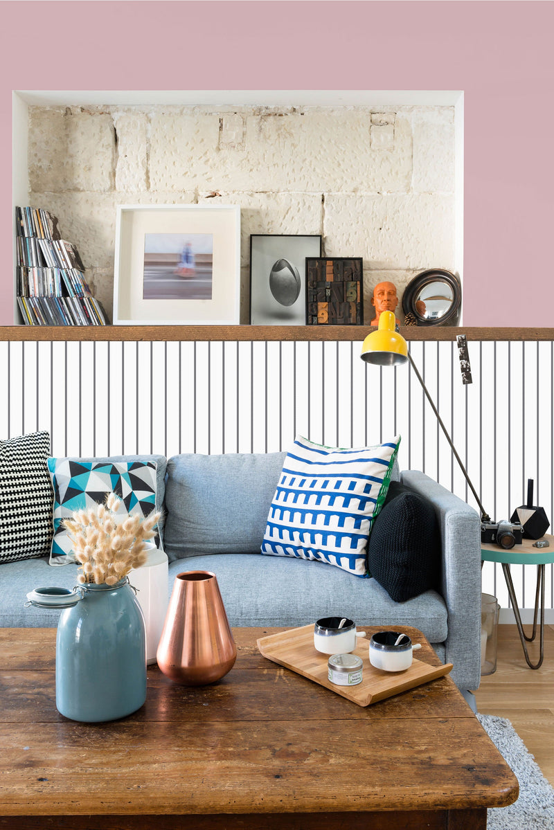 Hilo Grey Tilde Wallpaper by Tres Tintas