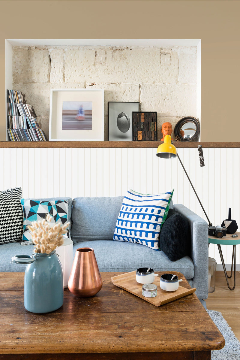 Hilo Beige Tilde Wallpaper by Tres Tintas