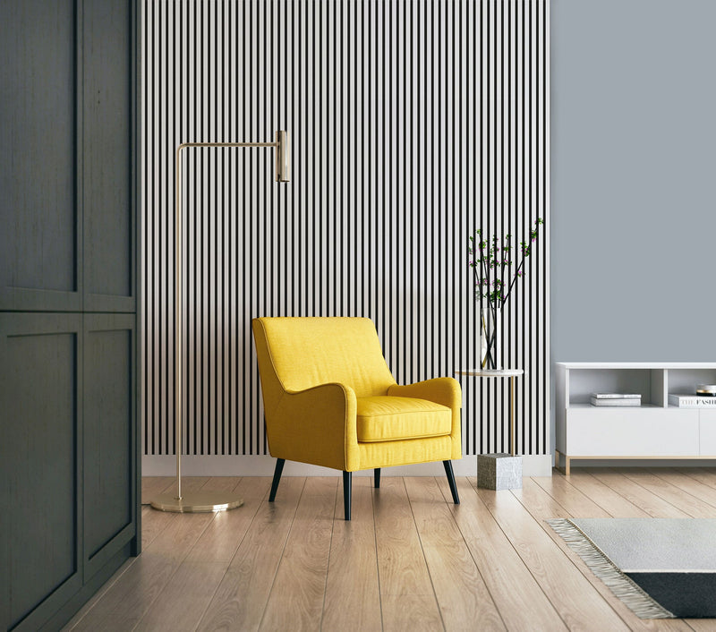 Veta Black Tilde Wallpaper by Tres Tintas