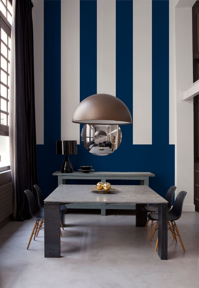 Linde Dark Blue Tilde Wallpaper by Tres Tintas