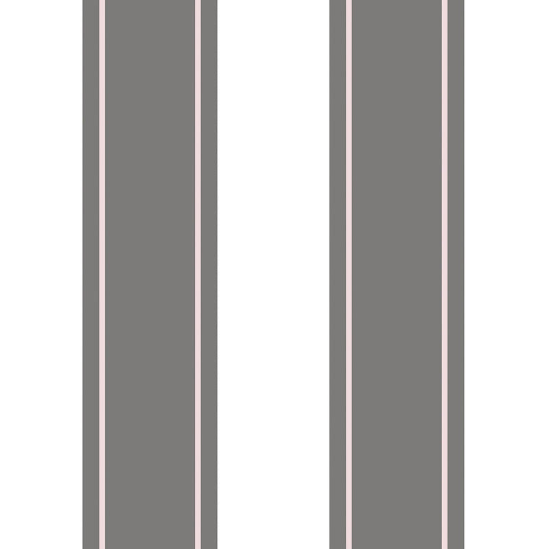 Sinus Grey, Pink Tilde Wallpaper by Tres Tintas