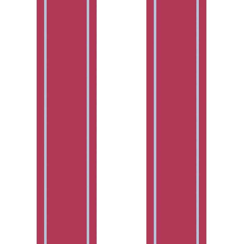 Sinus Magenta, Blue Tilde Wallpaper by Tres Tintas