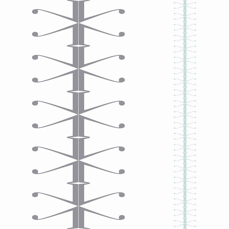 Nota  Grey, Green Tilde Wallpaper by Tres Tintas