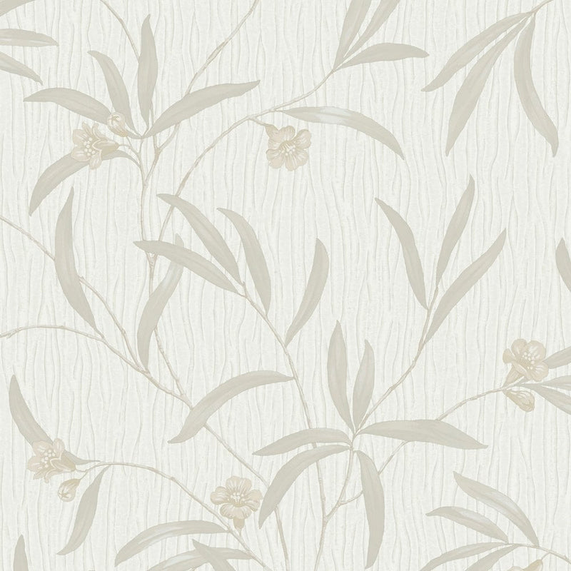 41330 Tiffany Floral White / Cream Wallpaper by Belgravia