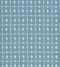 Tiles Cornflower Pomona Fabric by Scion