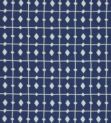 NPOF134838 Tiles Indigo Pomona Fabric by Scion