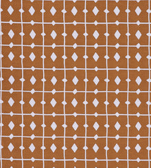 NPOF134841 Tiles Rust Pomona Fabric by Scion