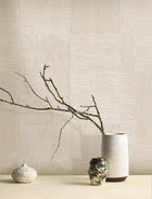 TRA201 Traces Sand Wallpaper by Masureel