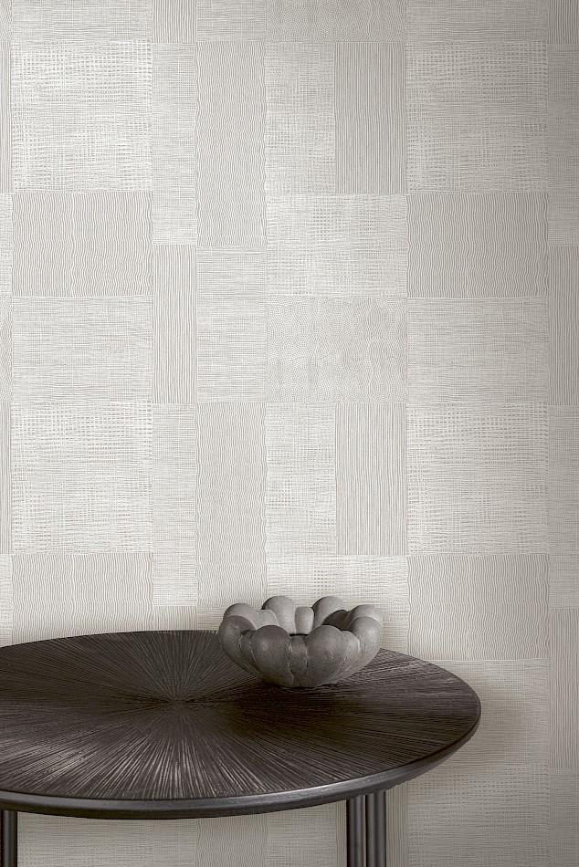TRA203 Traces Linen Wallpaper by Masureel