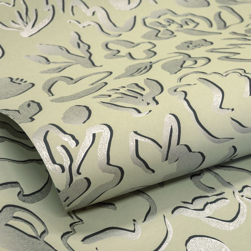 65328 Fiore Salt Sage Wallpaper By Hohenberger