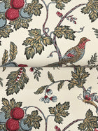 Parterre Jacobean Raspberry Jardin Wallpaper by York Wallcoverings