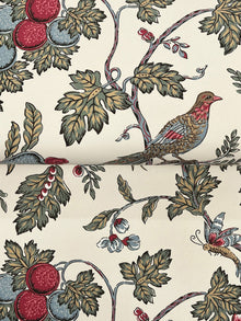 Parterre Jacobean Raspberry Jardin Wallpaper by York Wallcoverings