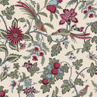 Parterre Jacobean Raspberry Jardin Wallpaper by York Wallcoverings