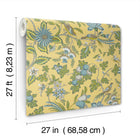 Parterre Jacobean Light Yellow Jardin Wallpaper by York Wallcoverings