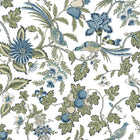 Parterre Jacobean Blue Jardin Wallpaper by York Wallcoverings